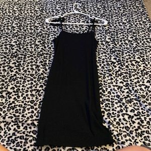 Black mini dress